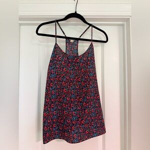 J. Crew Multicolor Floral Top